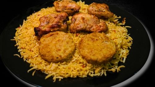 Pulao with Malai Boti
